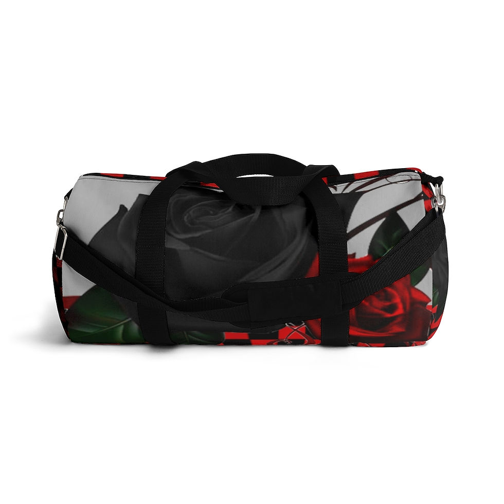 Duffel Bag VVE (Red Checker /Black Rose)