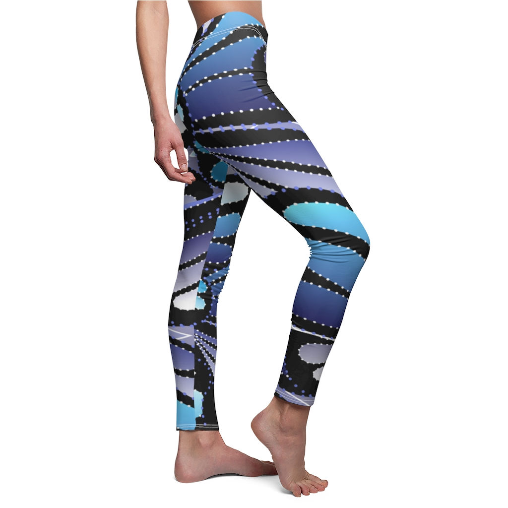 Women's Cut & Sew Casual Leggings VVE Midnight Monarch