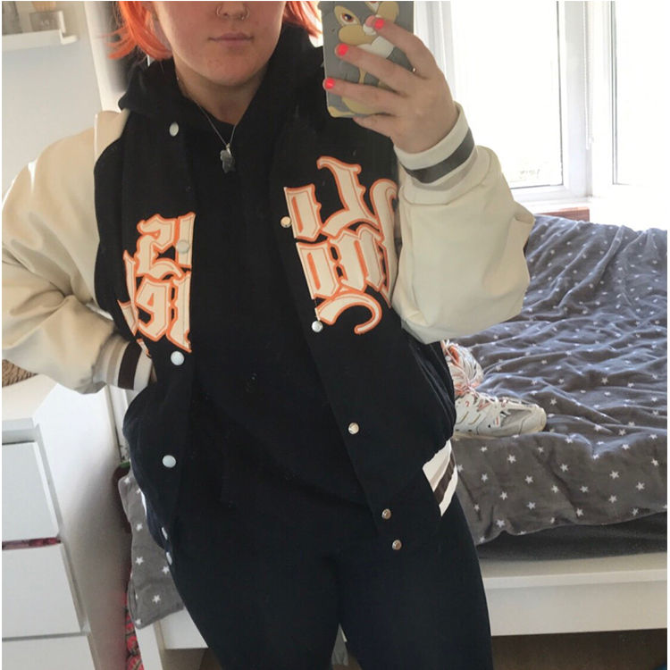 Thumbnail: Unisex Embroidery Baseball Style-School/Team Jacket