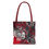 Thumbnail: KING ME VVE Rose Tote Bag, Floral Canvas Shopper Carryall, Vintage Shoulder Bag,