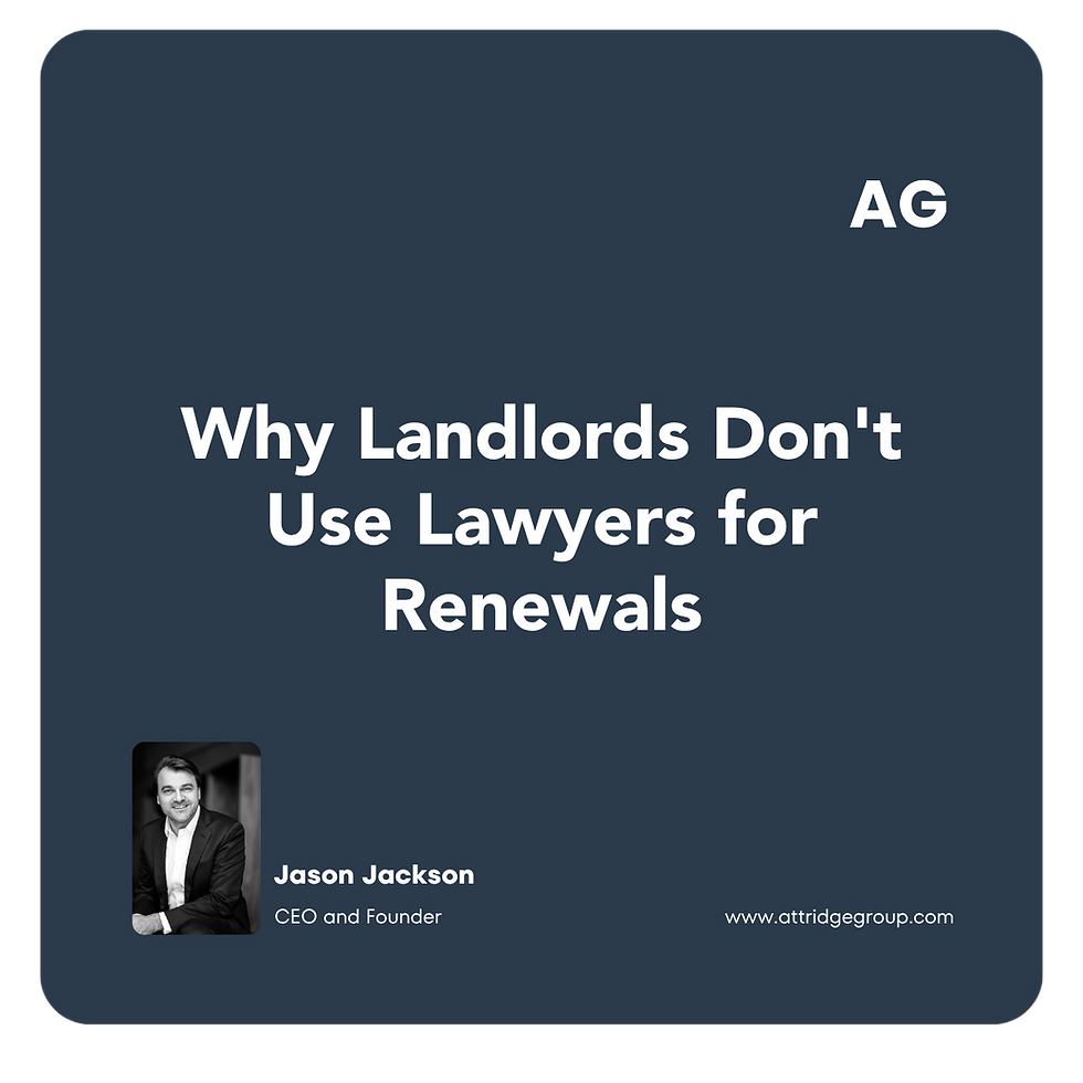 Should a Lawyer Negotiate Your Commercial Lease Renewal?