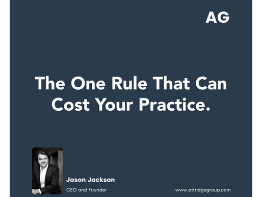 A picture showing the one rule that can cost doctors their practice
