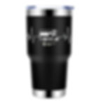 Miniatura: Camping Cardiogram 20oz Insulated Vacuum Sealed Tumbler