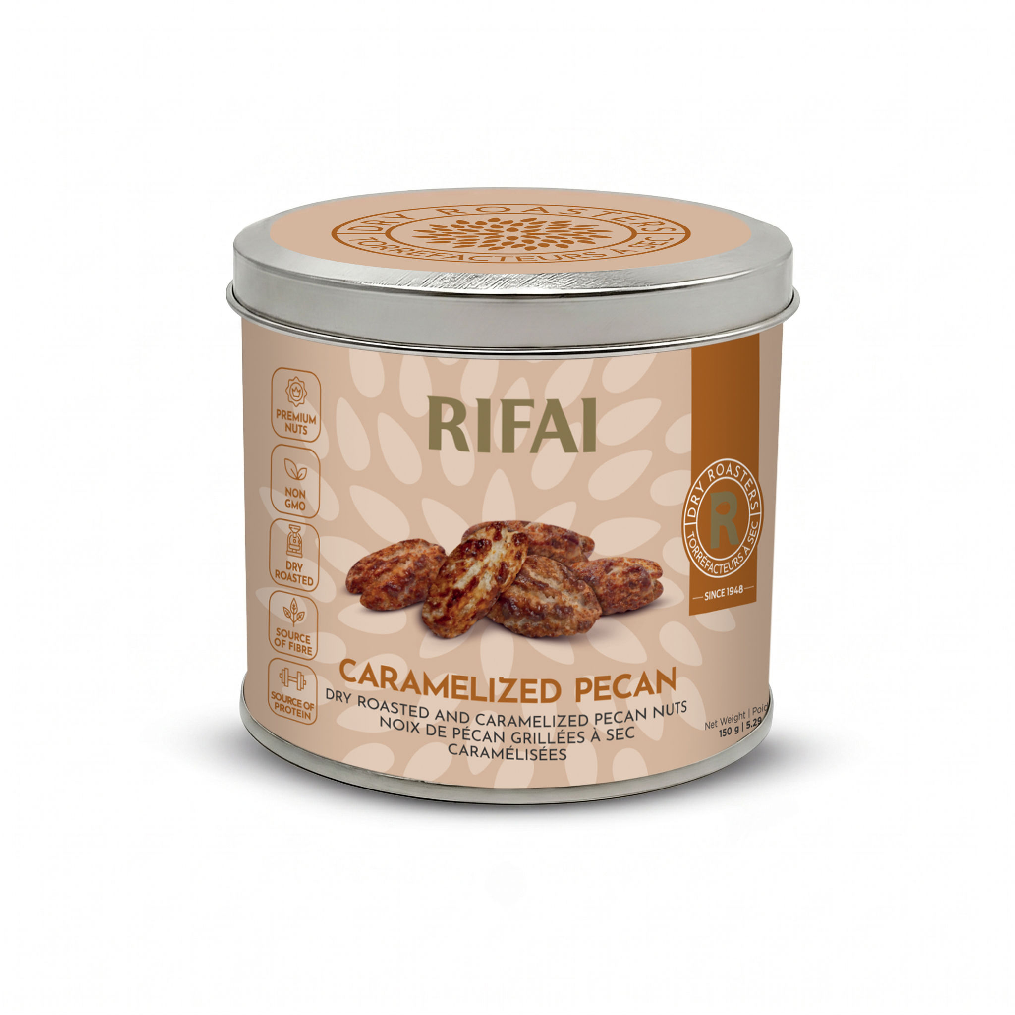 Rifai Díszdobozos Karamellás Pekándió - 150g