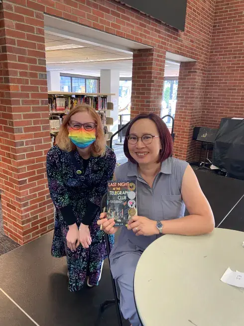 Malinda Lo was absolutely lovely, a highlight of 2023 for real