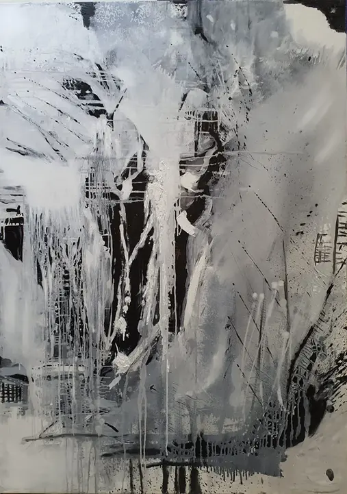 Unruly Oil on canvas 100 x 140 cms