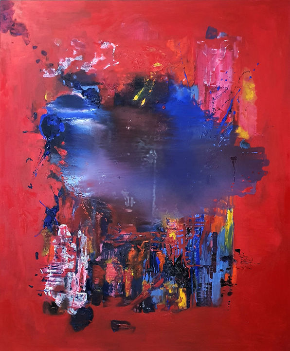 Oil on Canvas
Size: 150 x 180 cm
The great gig in the sky
Jasbir Saggu