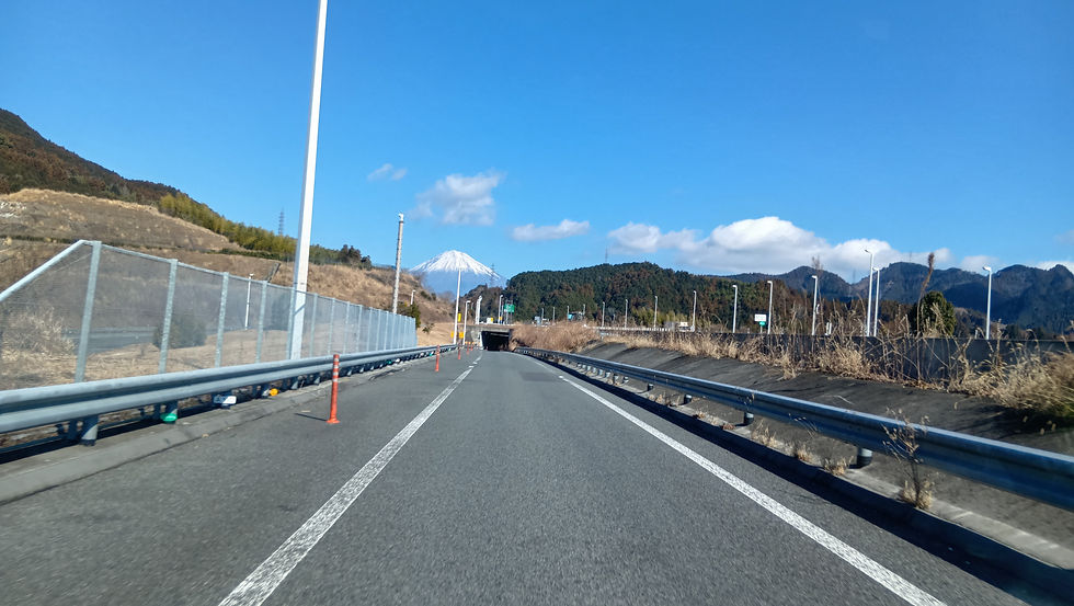 富士山がきれいに見えました。