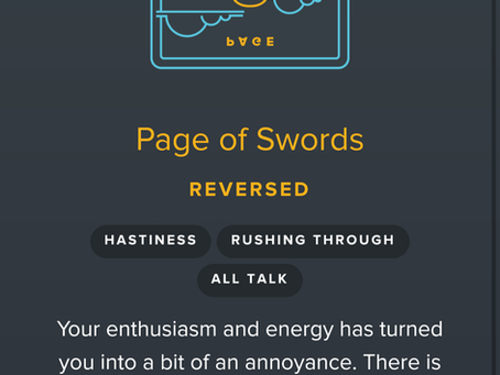 That Time I Was Bullied By A Tarot Card