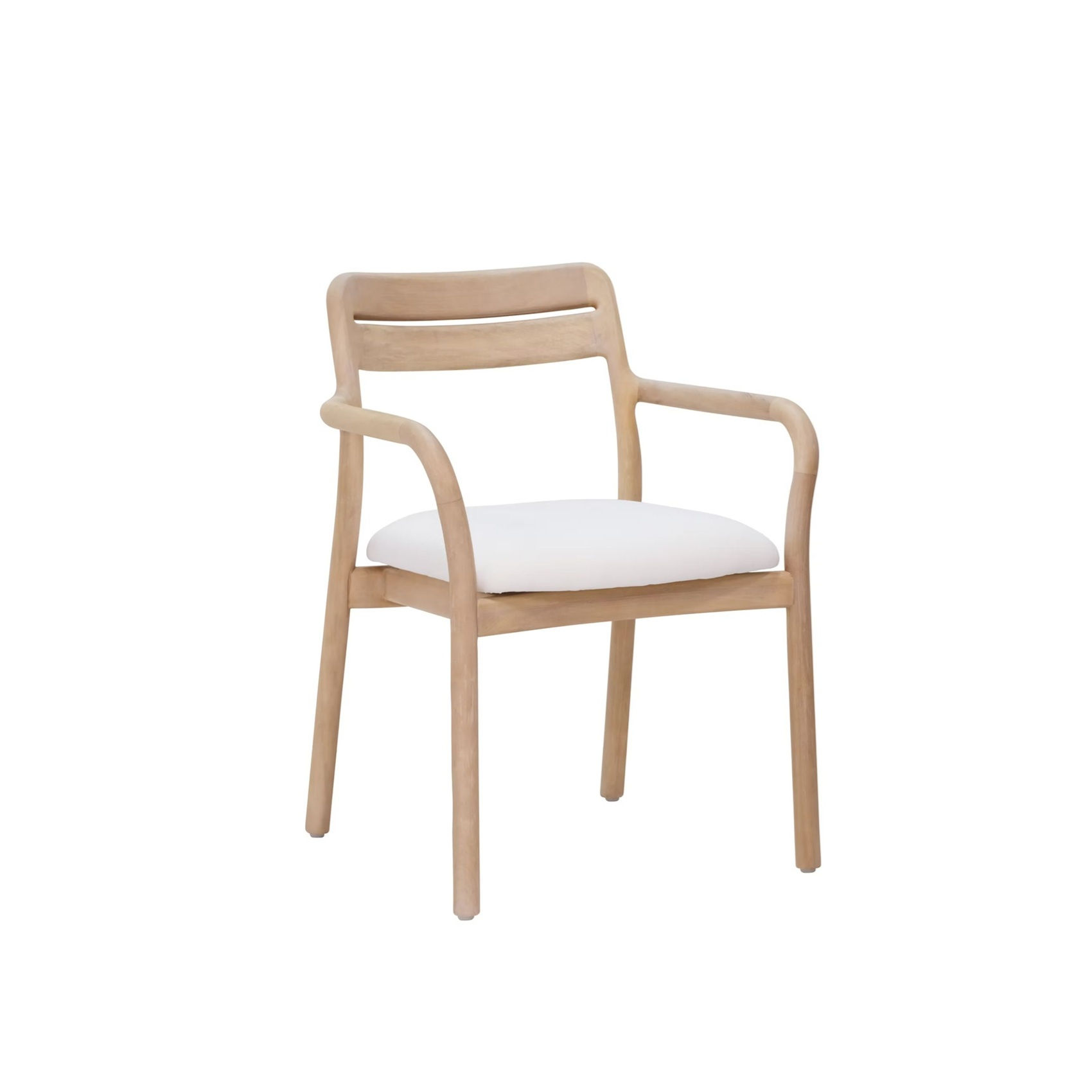 light mango wood arm chair