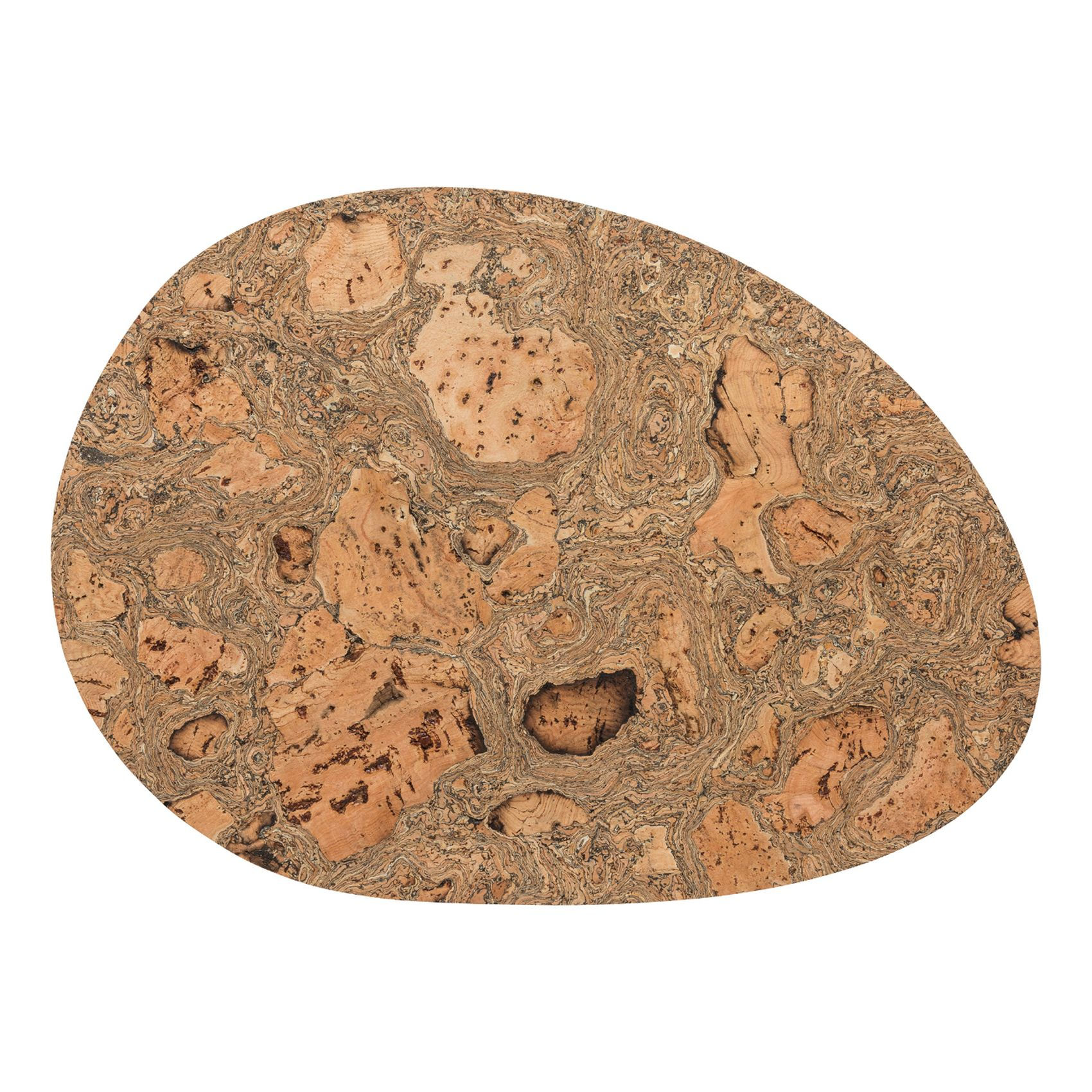oblong natural cork placemat