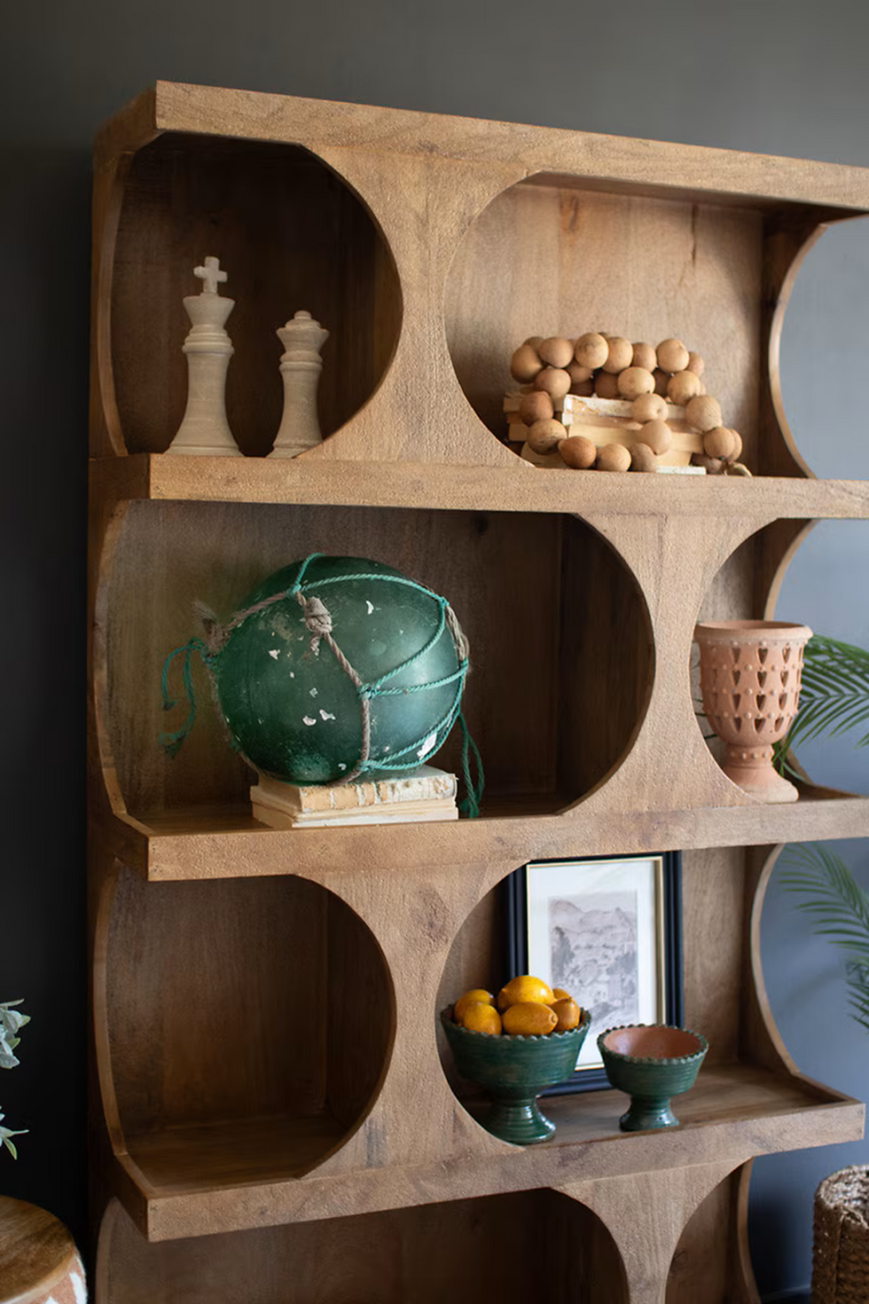 playful shelving unit