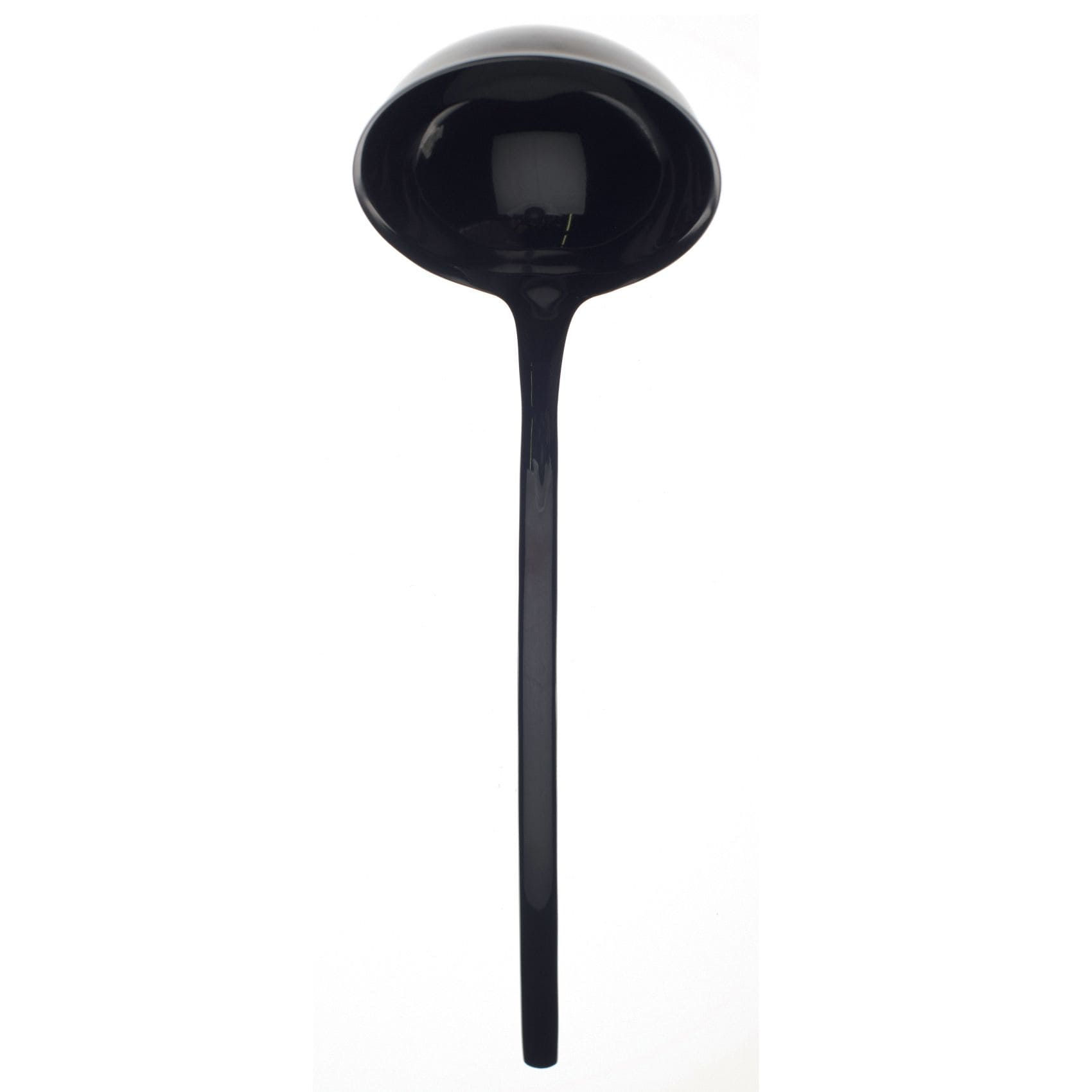 black ladle for serving