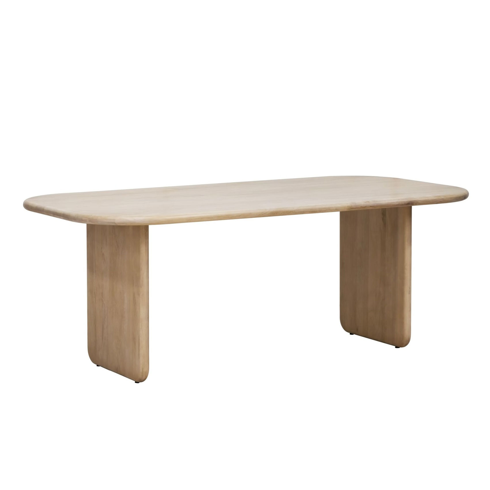 mango wood Japandi dining table