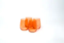 lead free orange crystal glasses