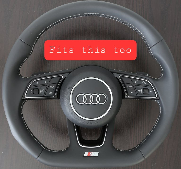 Thumbnail: Audi 8V FL Carbon Paddles