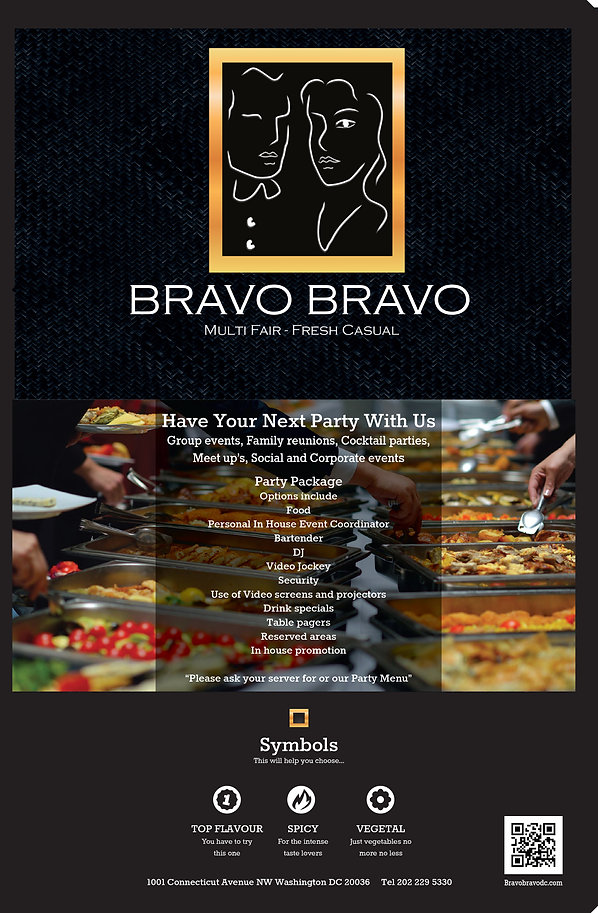 MENUS | bravobravodc