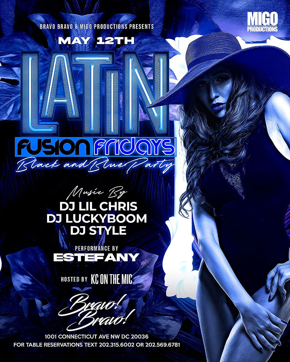 Latin Fusion Black & Blue 
