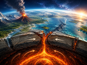 Earth’s Broken Surface May Be the Reason We Are Alive