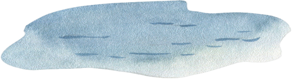 Blue Abstract Brushstroke