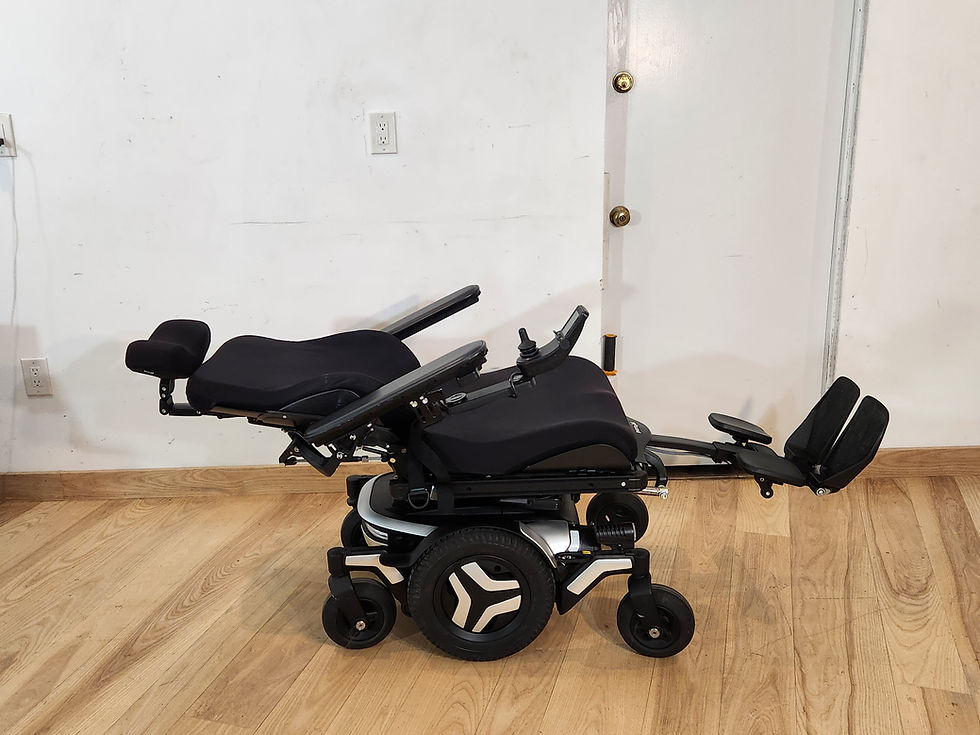 Thumbnail: Permobil M3 Power Wheelchair Powered Elevate,Tilt, Recline, Legs, & Lights
