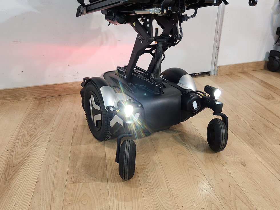 Thumbnail: Permobil M3 Power Wheelchair Powered Elevate,Tilt, Recline, Legs, & Lights