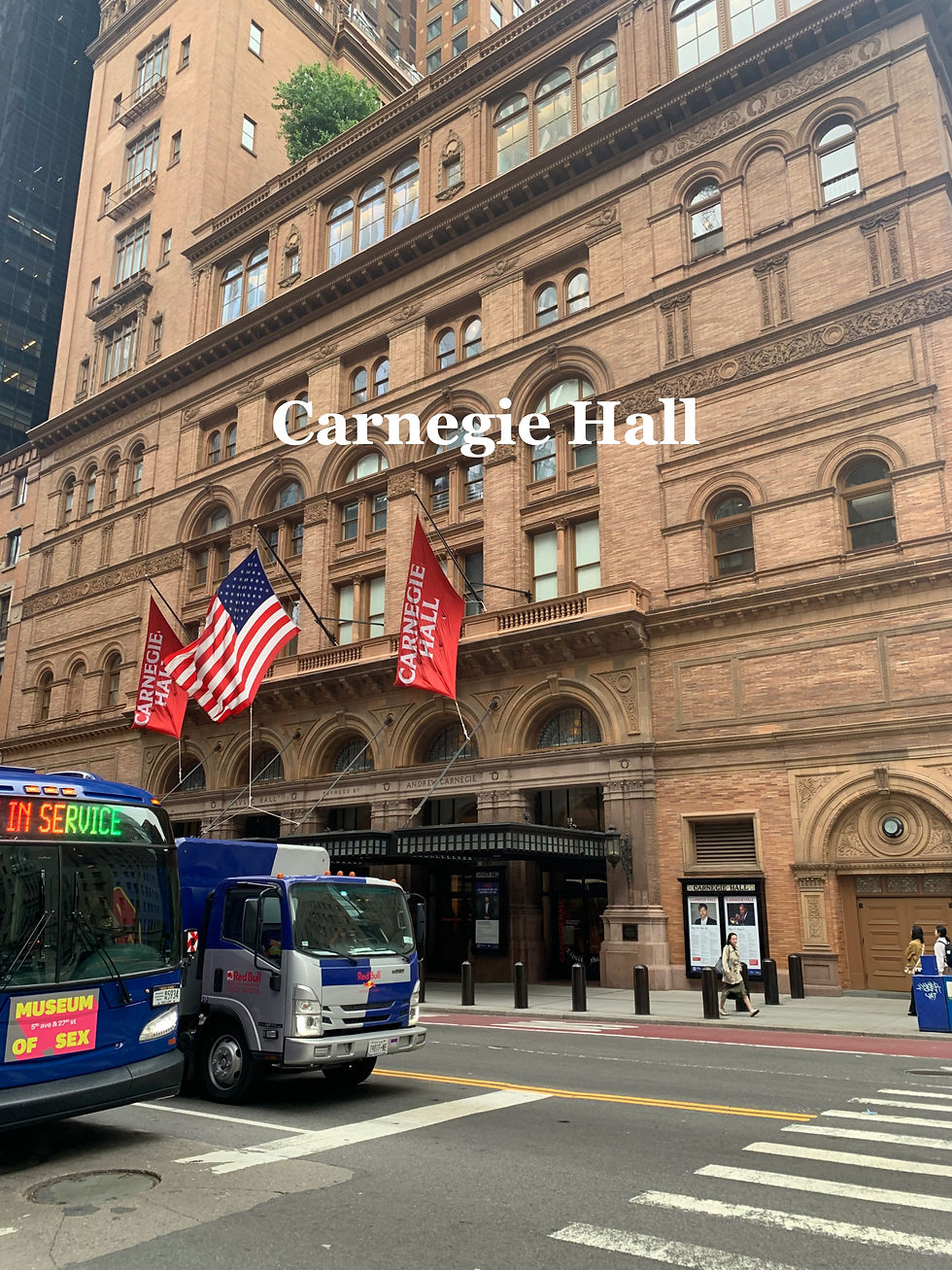Sending Manny Carnegie Hall