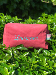 Trousse de Toilette Cube - Coton - Personnalisable - Lovely Taacha