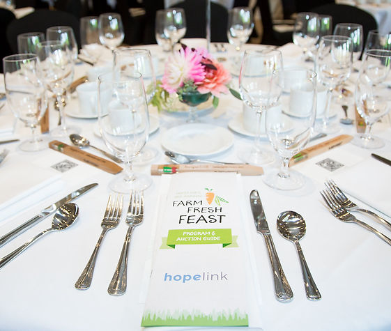 Donors love to have fancy flowers to entertain their space!