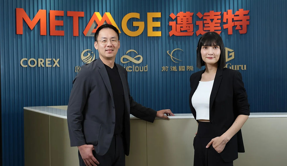 圖左為邁達特人資長楊碩祐,圖右為神坊資訊有福企營運總監劉容先(Rosanne)。