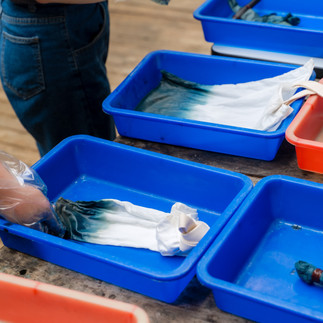 神坊資訊團隊的藍染 DIY 製作過程