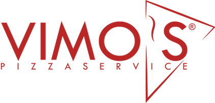 vimos logo in rot