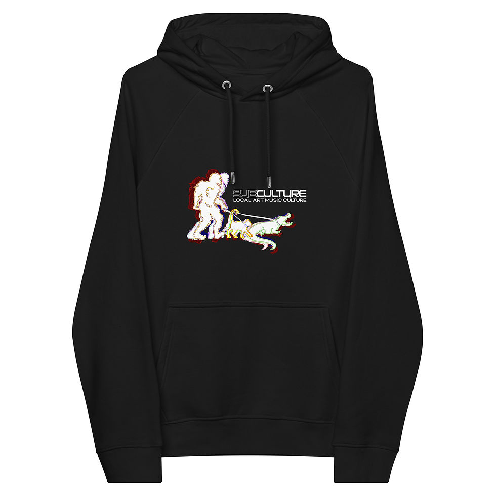 Thumbnail: Sqwatch - Unisex eco raglan hoodie