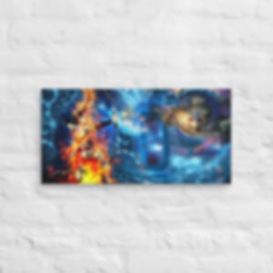 Dragon Priestess - 12x24 or 16x32 Gallery-Wrapped Canvas Print