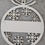 Thumbnail: Personalized Christmas Ornament with Snowflake Design
