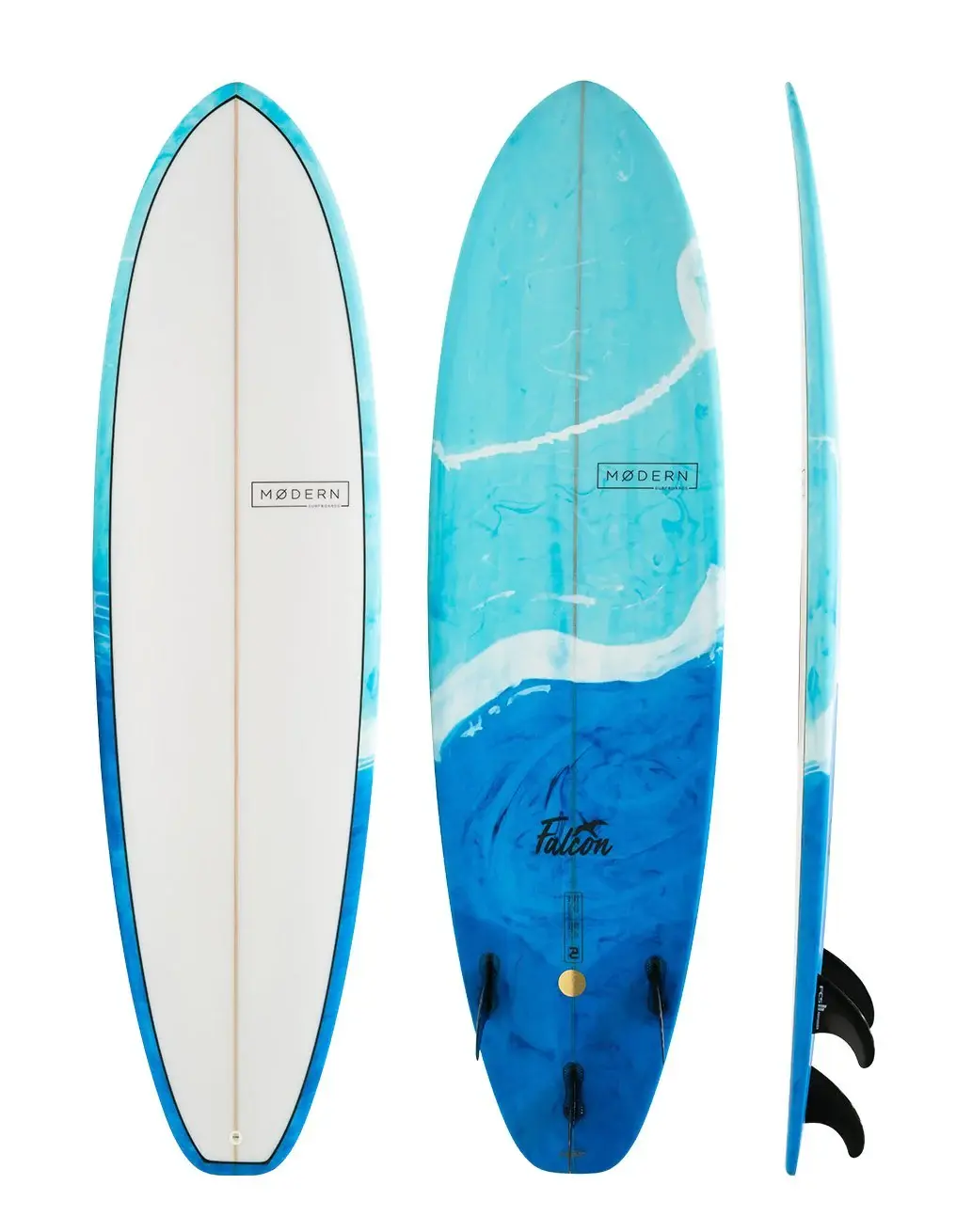 8'0" MODERN SURFBOARDS Modern Falcon - PU - Volume 60