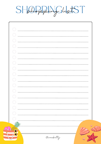 Créa Betty - listes