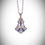 Thumbnail: 14KT WG SAPPHIRE & DIAMOND PENDANT (ESTATE)