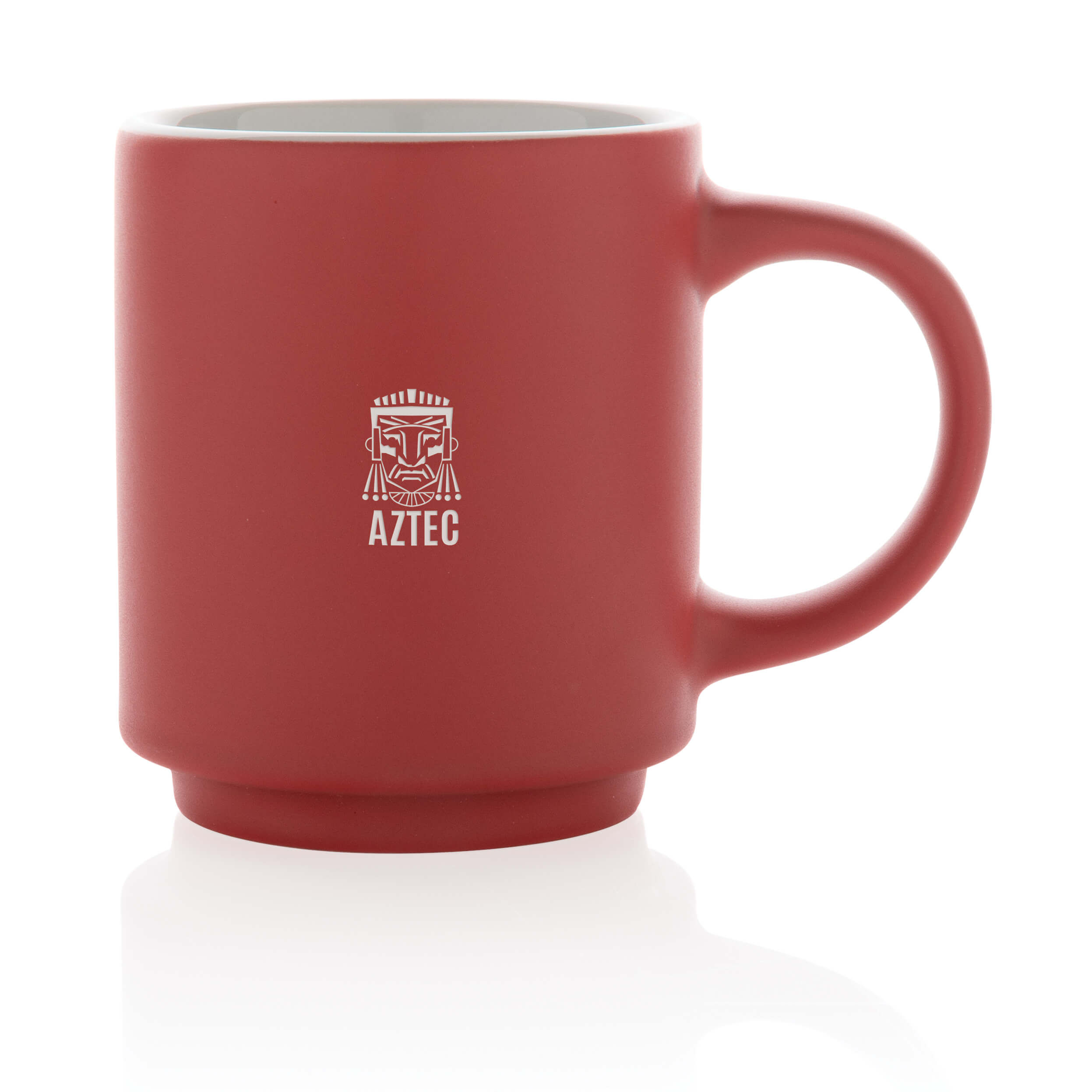 Taza apilable de cerámica