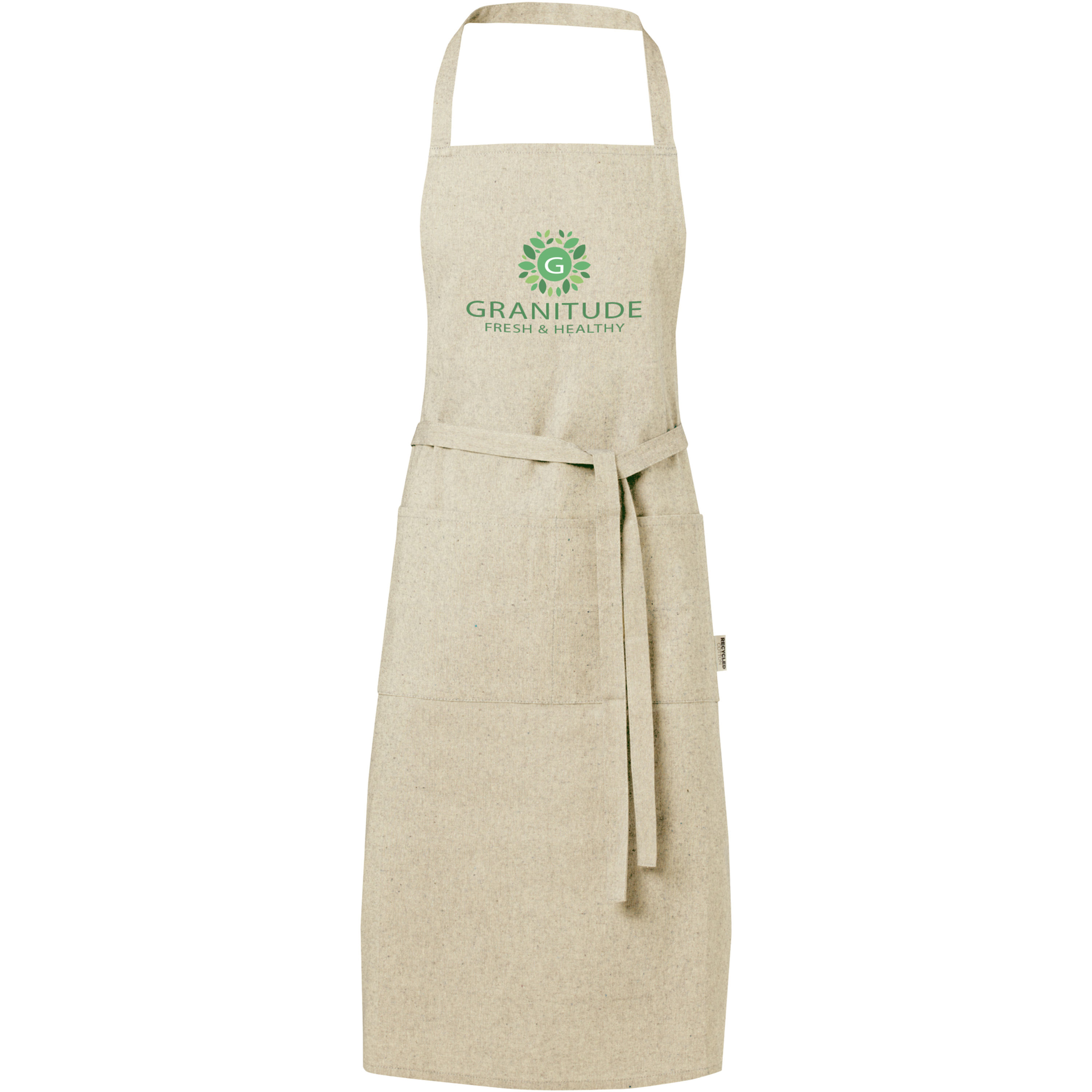 Delantal de algodón reciclado de 200 g/m² Pheebs