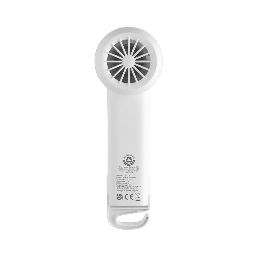 Miniatura: Ventilador portátil recargable Twist RCS plástico reciclado