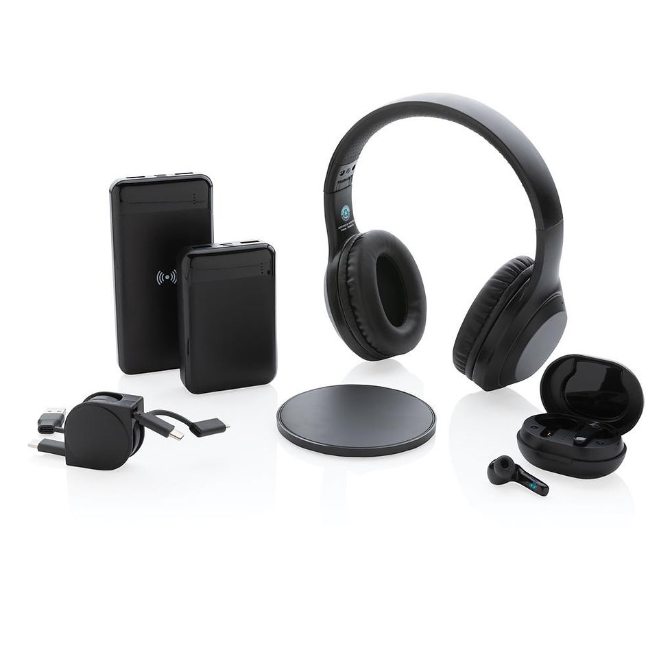 Miniatura: Auriculares de plástico reciclado estándar RCS