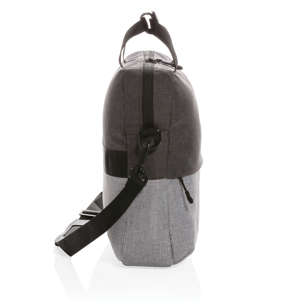 Miniatura: Bolsa RFID para portátil 15.6" Duo color RPET sin PVC