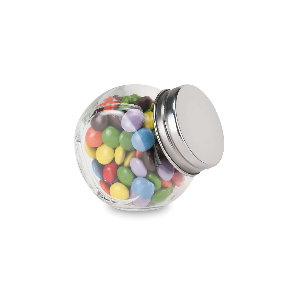 Miniatura: Chocolates en bote de cristal Chocky