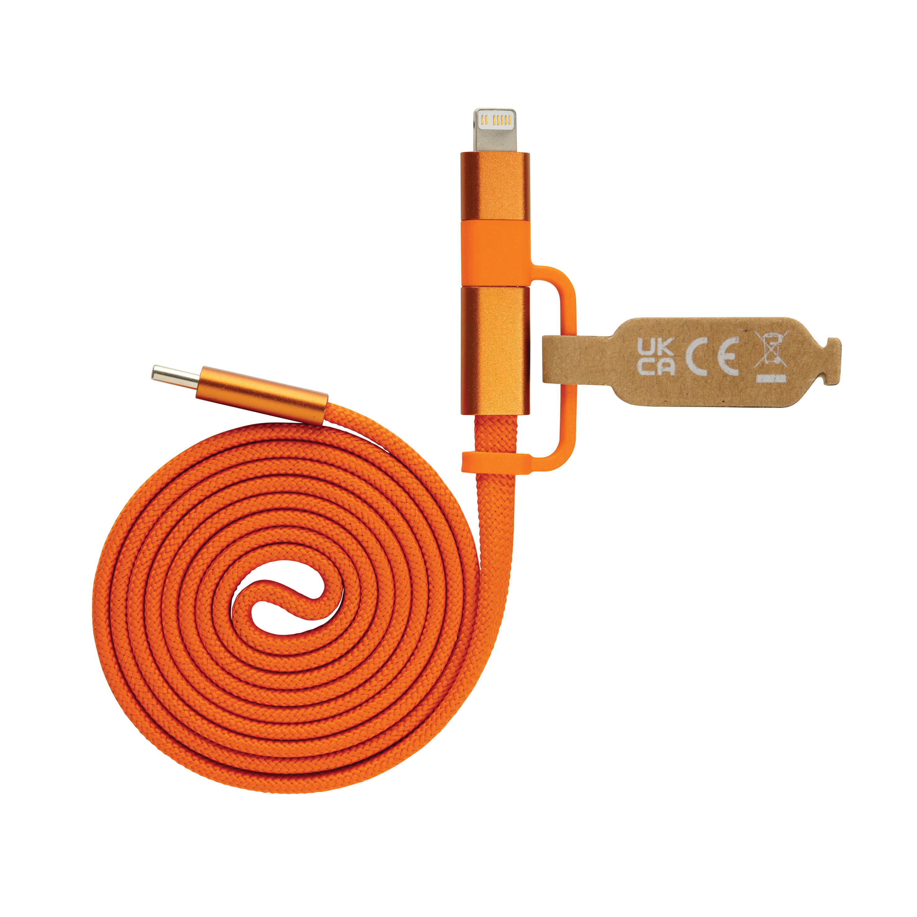 Cable magnético Arc 60W ultrafino 2 en 1 reciclado RCS
