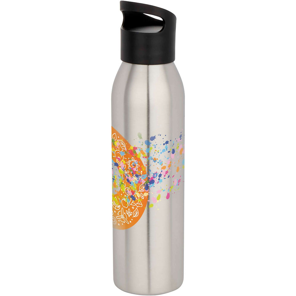 Miniatura: Botella de 650ml de acero inoxidable reciclado RCS de una sola pared Sky