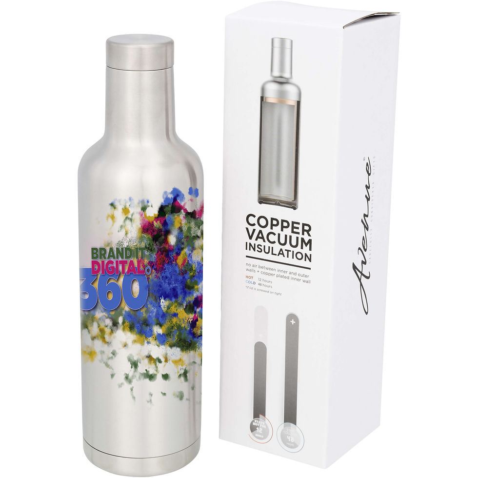 Miniatura: Botella con aislamiento de cobre al vacío de 750ml Pinto