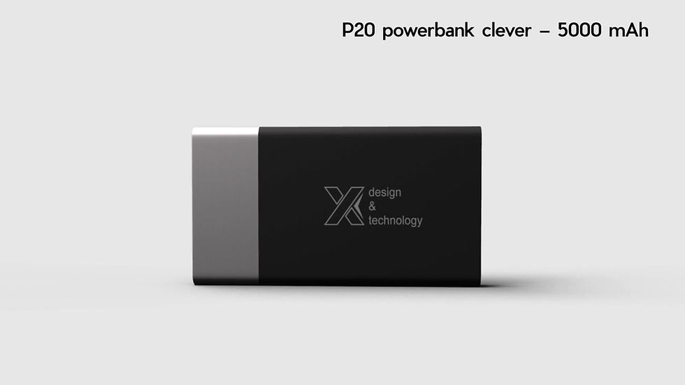 Miniatura: Batería externa retroiluminada SCX.design P20 5.000 mAh