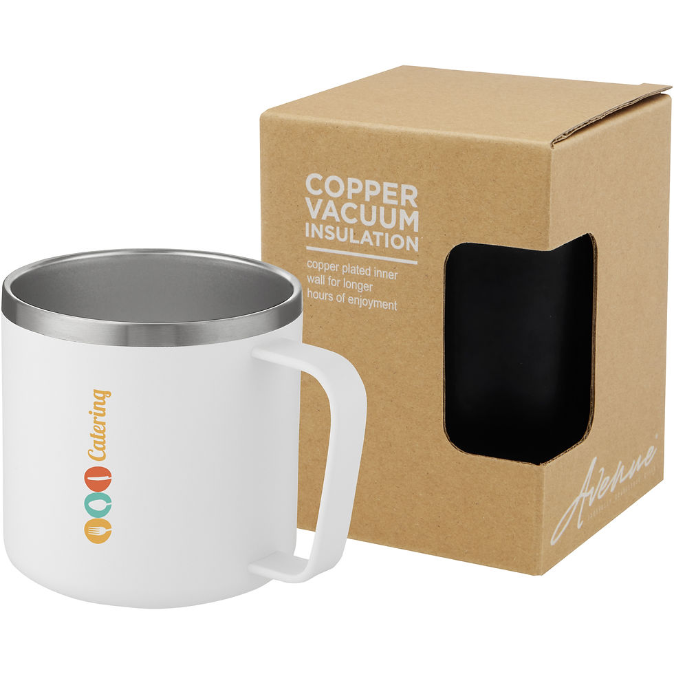 Miniatura: Taza con aislamiento al vacío de cobre de 350 ml Nordre
