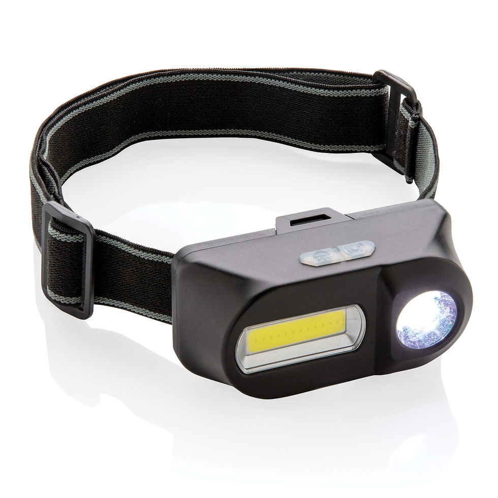 Miniatura: Luz de cabeza luz COB y LED